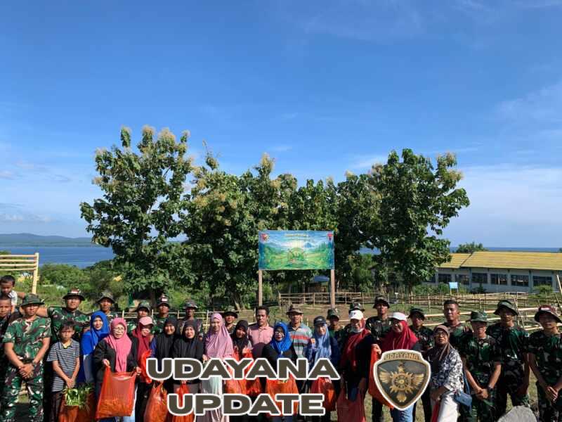 Dukung program ketahanan pangan Yonif TP 875/SYP panen raya hasil pertanian