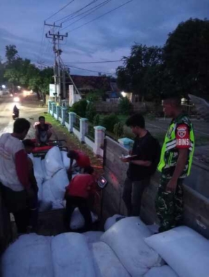 Kegiatan Pendampingan Babinsa Jaga Kelancaran Pengadaan Gabah Petani