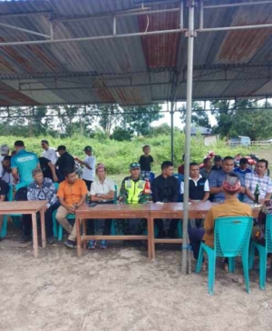 Pengamanan Babinsa Warnai Final Turnamen Paskah di Desa Golo Leleng