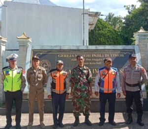 Soliditas TNI-Polri di SoE, Pengamanan Paskah Berlangsung Aman dan Tertib