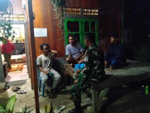 Patroli Rutin Koramil Poto Tano Berjalan Aman dan Lancar
