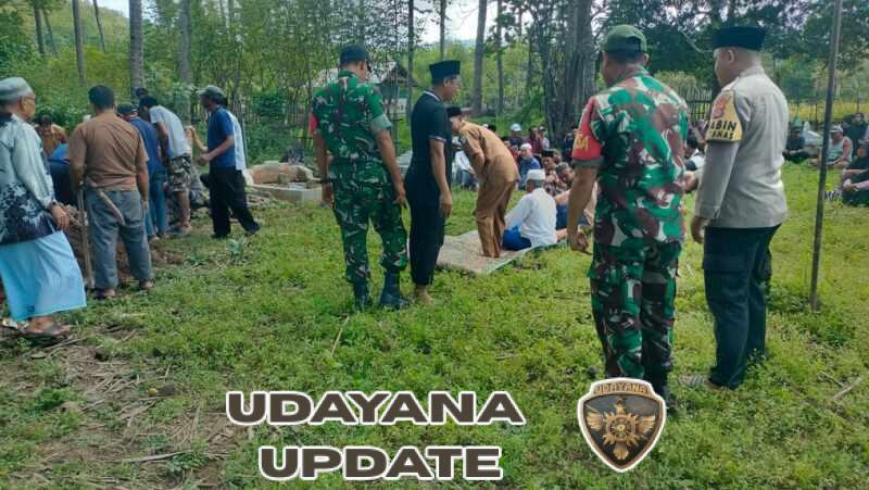 Danramil Sekongkang dan Forkopimcam Hadiri Pemakaman Warga, Suasana Khidmat dan Tertib