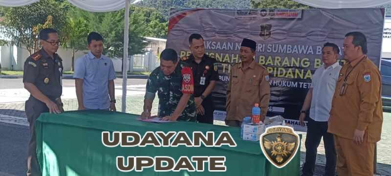 Kasdim Ikuti Pemusnahan Barang Bukti, Kegiatan Berjalan Lancar