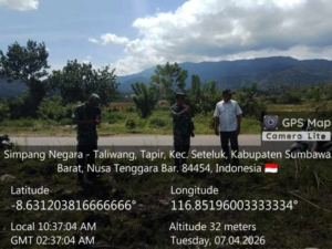 Danramil 1628-03/Seteluk Pastikan Kesiapan Lahan KDKMP di Desa Tapir