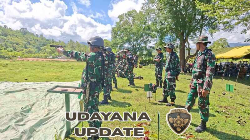 Tingkatkan Profesionalisme Prajurit, Dandim 1614/Dompu Pimpin Latihan Menembak Periodik