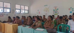 Babinsa Hadiri Rapat Hardiknas Wolomeze