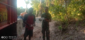 Babinsa Koptu Syahrul Ramadhan Laksanakan Pemantauan Pembangunan KDKMP di Desa Oeleka