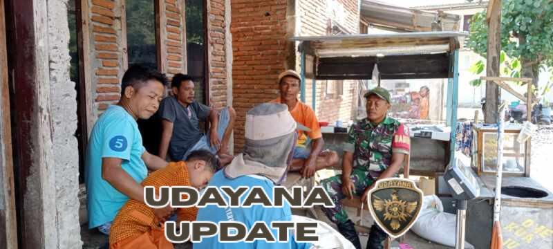 Sertu Adnan Turun Langsung, Babinsa Ajak Warga Jaga Kebersihan dan Kesehatan