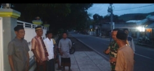 Babinsa Jadi Garda Terdepan, Jaga Kamtibmas Lewat Ronda Malam di Kiwu