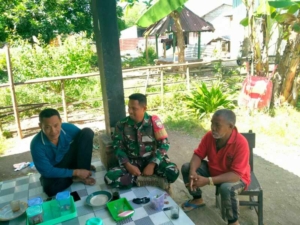 Babinsa Turun Langsung, Pastikan Situasi Wilayah Binaan Tetap Kondusif