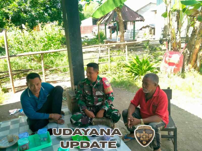 Babinsa Turun Langsung, Pastikan Situasi Wilayah Binaan Tetap Kondusif