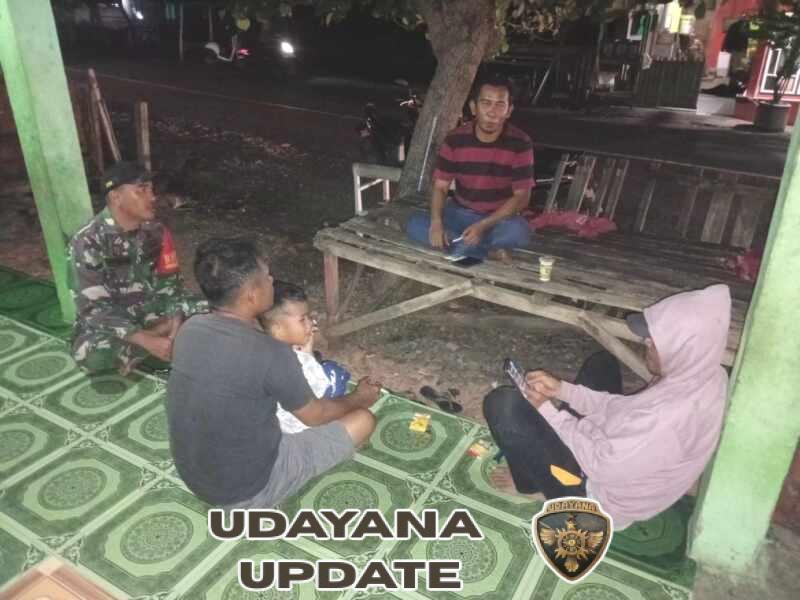 Babinsa Koramil Manggelewa Turun Langsung, Cegah Aksi Pencurian dan Gangguan Kamtibmas