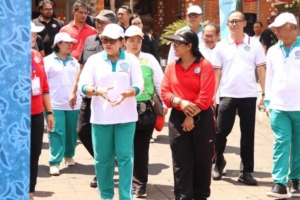 TP PKK Tabanan Hadiri Pasar Rakyat “Berbelanja dan Berbagi” ke-2 Provinsi Bali