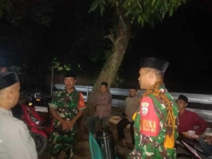 Koramil 1608-03/Sape Intensifkan Patroli Malam di Kecamatan Sape dan Lambu