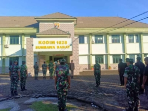 Apel Pagi Kodim 1628/SB, Personel Diminta Aktif Jalin Koordinasi dan Siapkan Data Satuan