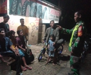 Imbauan Hindari Narkoba dan Judi Warnai Ronda Malam di Bima