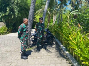Pasipers Kodim 1623/Karangasem dampingi Kasipers Kosrem 163/WSA tinjau lokasi rencana penanaman pohon dalam rangka HUT ke-80 Persit Kartika Chandra Kirana Tahun 2026.