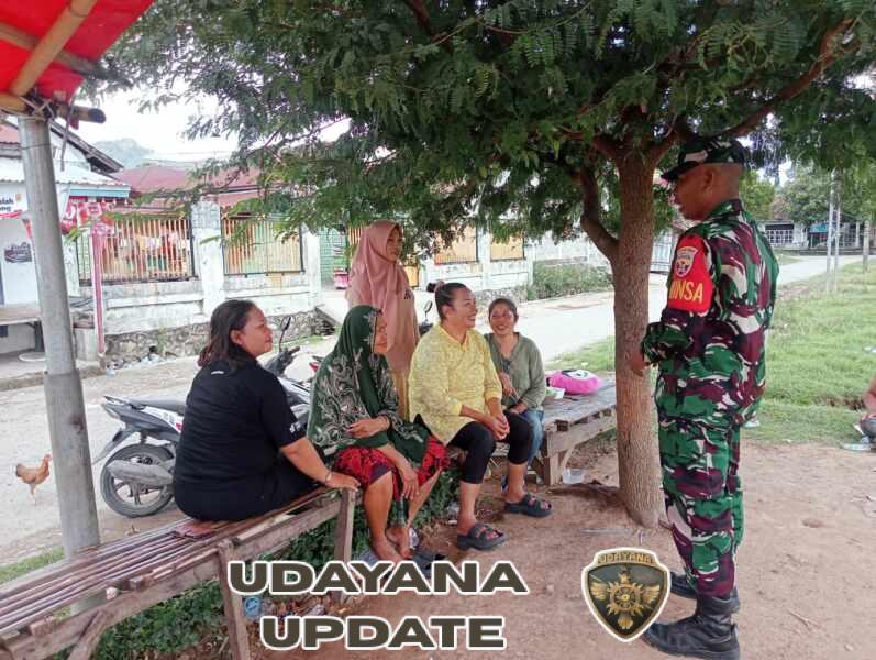 Babinsa Ingatkan Warga Waspada Pencurian Saat Musim Panen