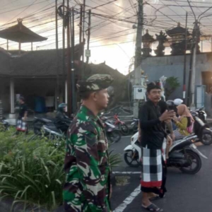 Tiga Pilar Di Desa Tojan Bersatu Kawal Upacara Melasti