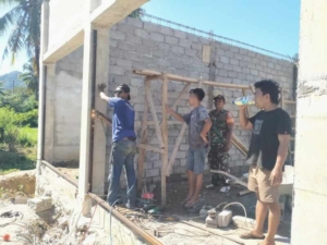 Babinsa Desa Rempe Dampingi Pembangunan Koperasi Merah Putih di Wilayah Binaan