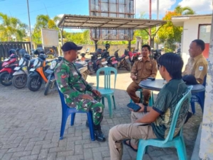Babinsa Desa Goa Laksanakan Patroli Wilayah dan Komsos, Jaga Kondusifitas Desa Binaan