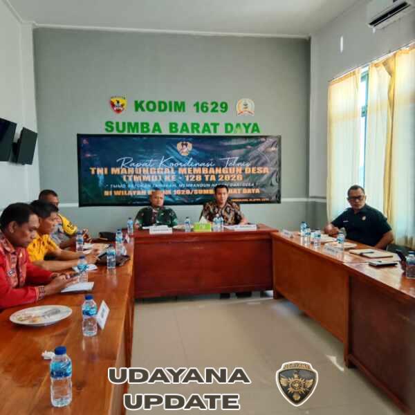 Dandim Bersama Forkopimda Ikut Rakornis TMMD ke 128 Tahun 2026