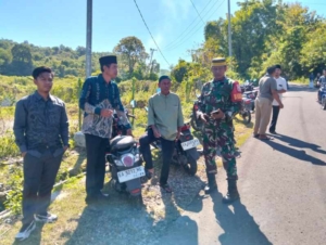 Babinsa Koramil 1628-05/Jereweh Mediasi Sengketa Tanah Warisan di Desa Beru