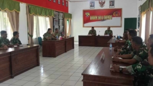 Tim Audit Kinerja Itdam IX/Udayana Laksanakan Wasrik di Kodim 1614/Dompu