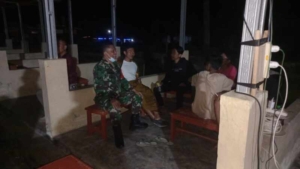 Babinsa Keselet Gelar Patroli Kongkow-Kongkow, Warga Diajak Jaga Kamtibmas