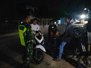 Patroli Kongkow Babinsa Berjalan Aman, Tingkatkan Sinergi dengan Masyarakat