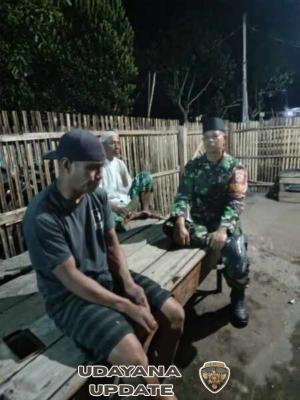 Babinsa Malaju Ajak Warga Patroli Ronda Malam Jaga Keamanan Lingkungan