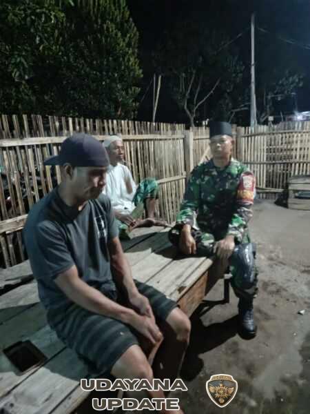 Babinsa Malaju Ajak Warga Patroli Ronda Malam Jaga Keamanan Lingkungan