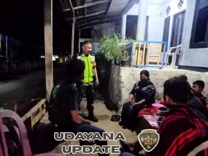 Ronda Malam Koramil 1608-07/Monta Pererat Sinergi Warga dalam Menjaga Keamanan Lingkungan