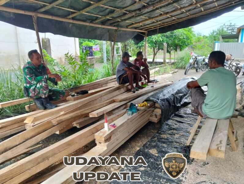 TNI Perkuat Pembinaan Wilayah, Komsos Sasar Pengusaha Somel Kayu