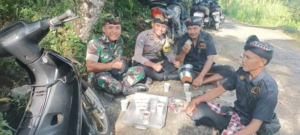 Tiga Pilar Di Desa Tohpati Hadir Kawal Upacara Keagamaan