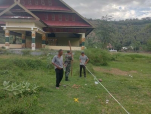 Sinergi Babinsa dan Masyarakat Awali Pembangunan Koperasi Merah Putih