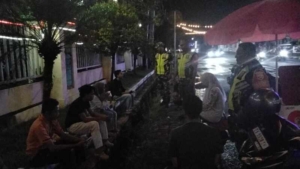Patroli Malam Koramil Rasanae Berjalan Lancar dan Tertib di Kota Bima