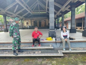 Babinsa Dawan Kaler Atensi Vaksin Serentak Di Wilayah Kecamatan Dawan