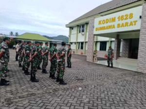 Apel Pagi Makodim 1628/Sumbawa Barat, Tekankan Disiplin dan Profesionalisme Prajurit