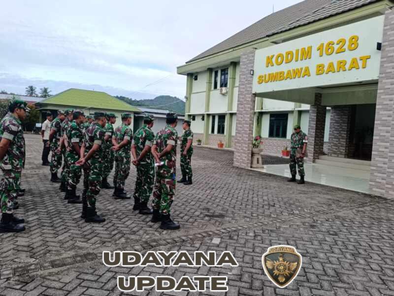 Apel Pagi Makodim 1628/Sumbawa Barat, Tekankan Disiplin dan Profesionalisme Prajurit