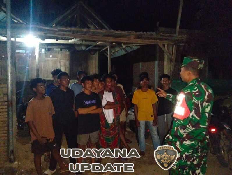 Apel Pengecekan dan Patroli Siskamling Koramil 1608-04/Woha, Sinergi TNI dan Masyarakat Jaga Kondusivitas Wilayah