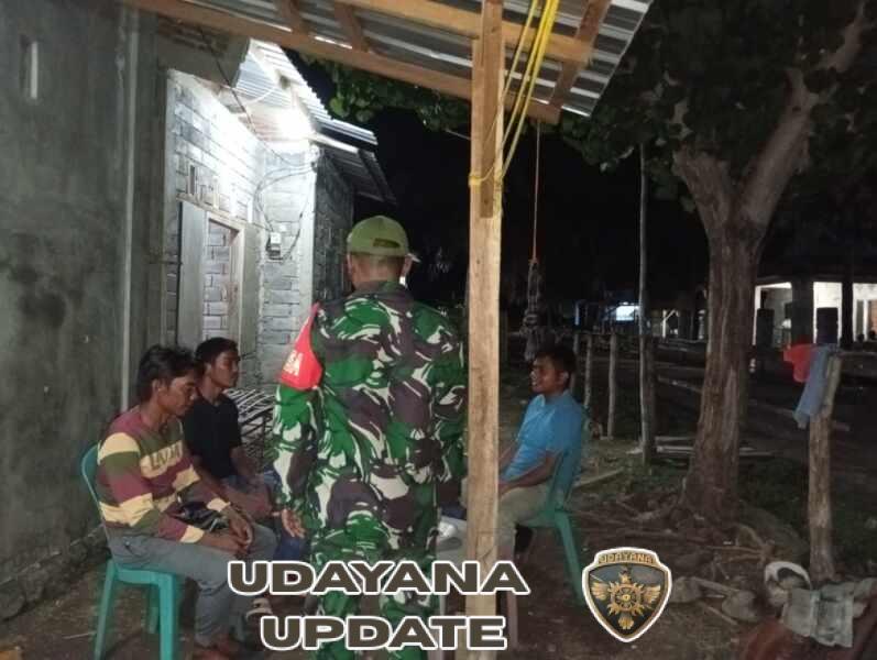 Koramil 1614-05/Pekat Tingkatkan Pengawasan Keamanan Lingkungan