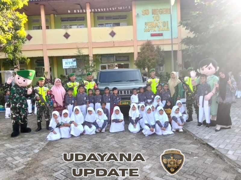 Kodim 1608/Bima Hadirkan Edukasi Kebangsaan Lewat Safari Mobil Maung di Kota Bima