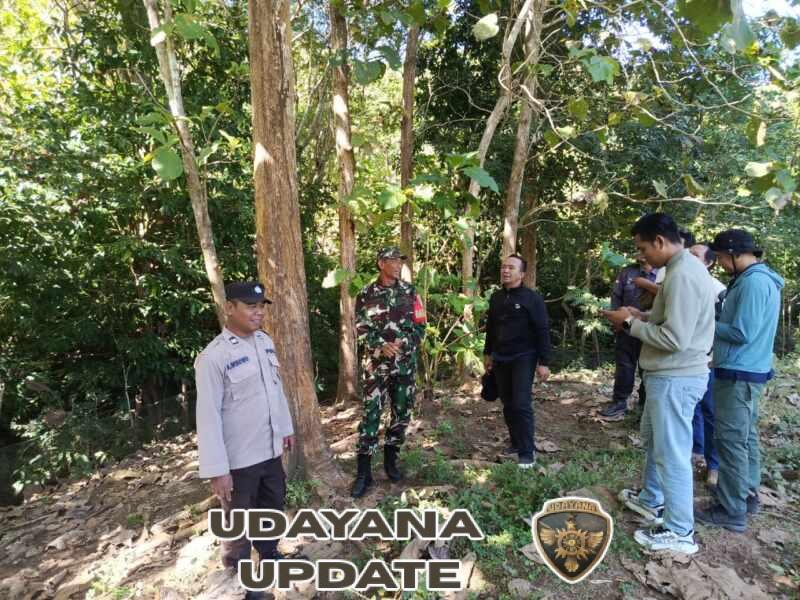 Cegah Konflik Lahan, Babinsa dan Tim KPH Laksanakan Crossing Pal Batas Hutan
