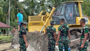 Respons Cepat Satgas TMMD, Kodim 1602/Ende Suplai Solar di Lokasi Fataatu Timur