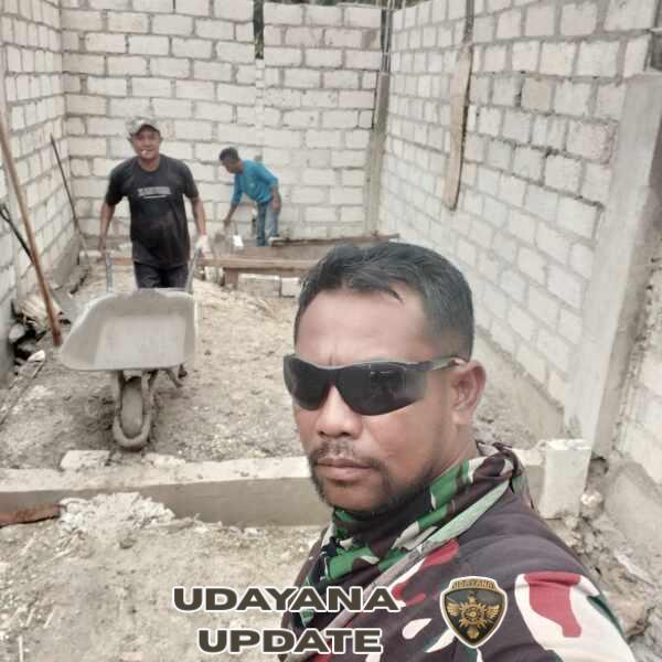 Babinsa Oematamboli Pantau Pengerjaan MCK KDKMP di Lobalain