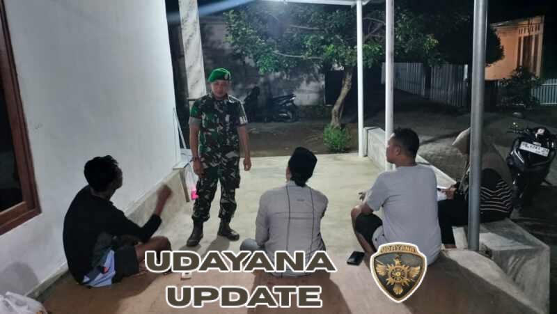 Koramil Sekongkang Tingkatkan Kamtibmas Lewat Patroli Wilayah Binaan