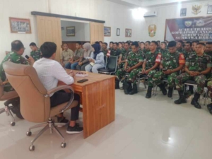 Prajurit Kodim 1628/Sumbawa Barat Dapat Edukasi KPR TWP dari PT Lambang Sejati