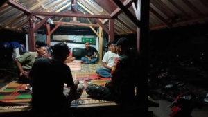 Babinsa Gerisak Semanggeleng Aktif Patroli Malam, Warga Diimbau Jaga Kamtibmas