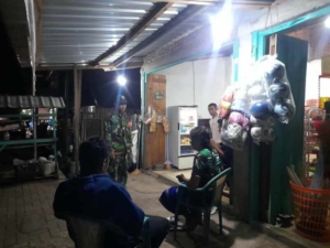 Babinsa Banggo Aktif Ronda Malam, Jaga Keamanan Warga dari Aksi Kriminal